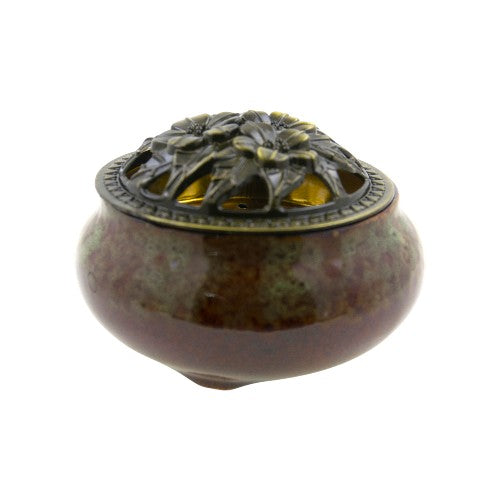 Quemador cerámica 10×5,5cm – Verde