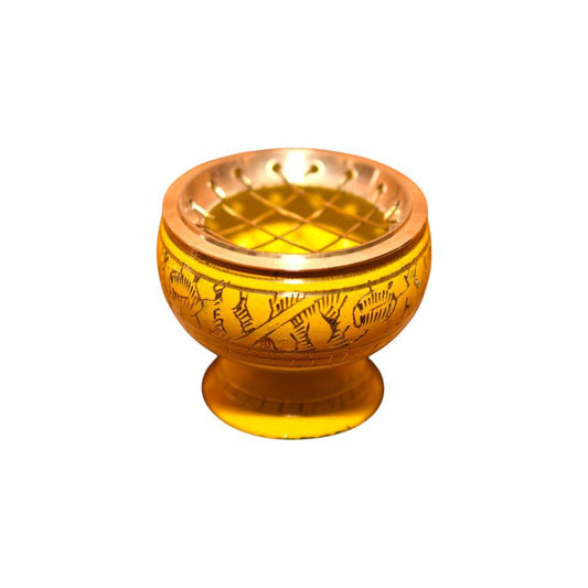Quemador con Rejilla Amarillo Dorado RB-001 Y