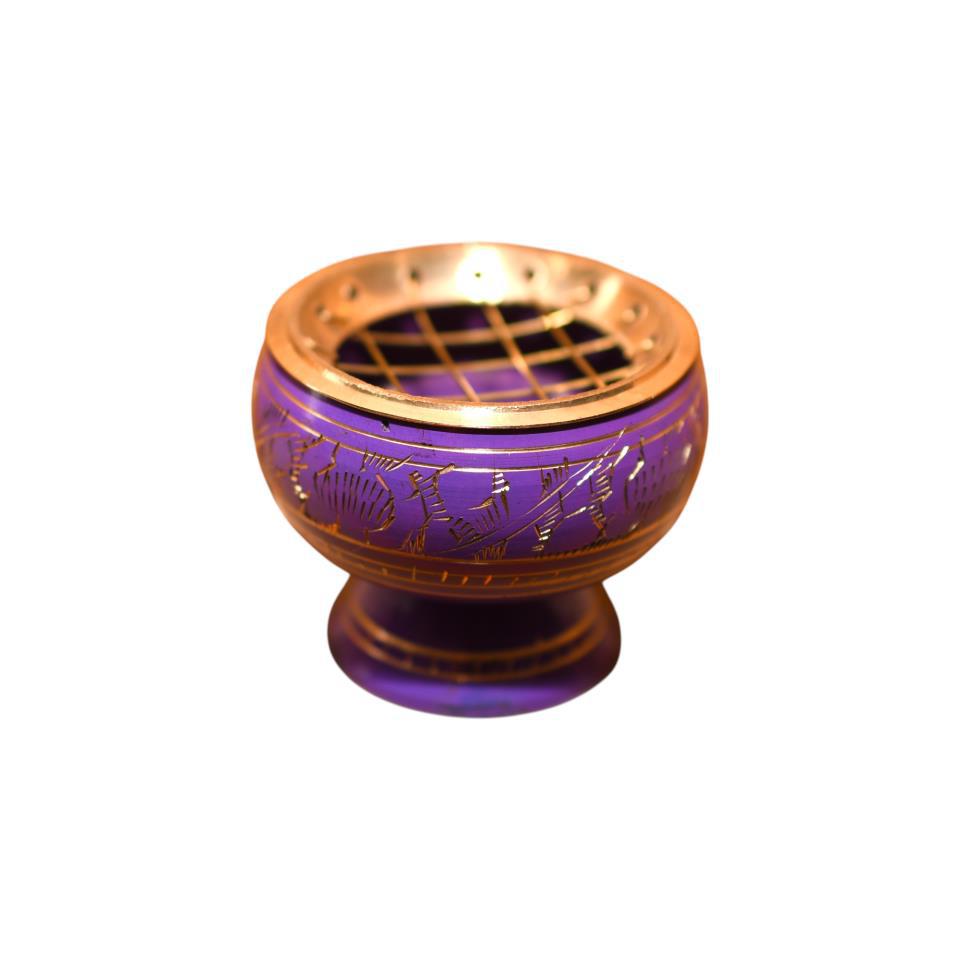 Quemador con Rejilla Lila Dorado RB-001 P