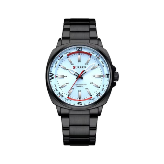 RELOJ CURREN HOMBRE M8455 NEGRO/CELESTE