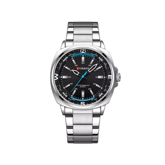 RELOJ CURREN HOMBRE M8455 PLATEADO/NEGRO