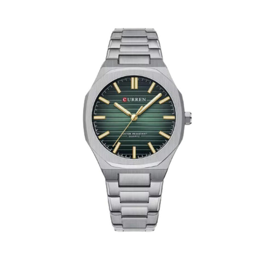 RELOJ CURREN HOMBRE M8456 PLATEADO/VERDE