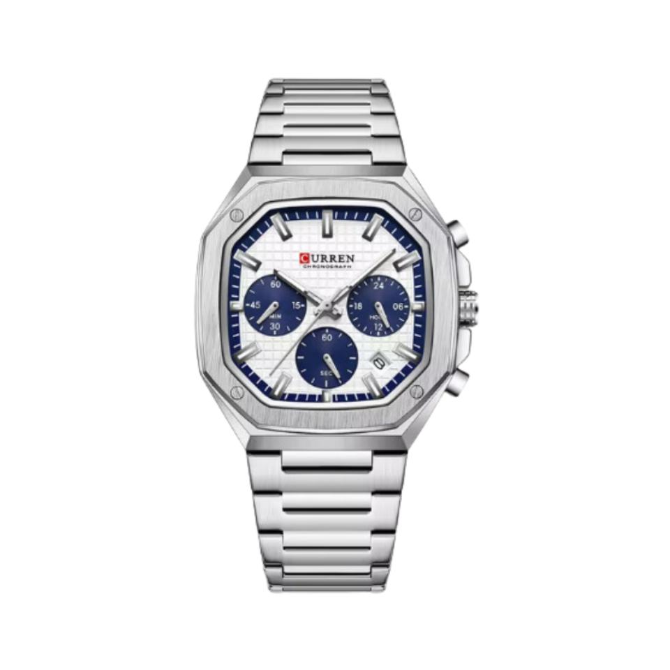 RELOJ CURREN HOMBRE M8459 PLATEADO/ AZUL