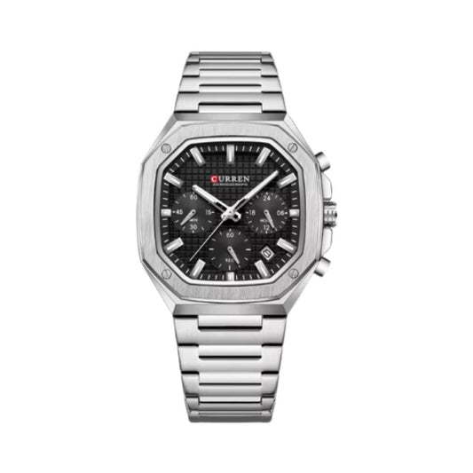RELOJ CURREN HOMBRE M8459 PLATEADO/ NEGRO