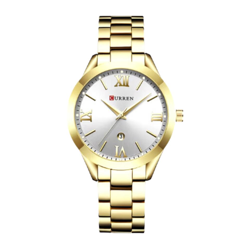 RELOJ CURREN MUJER C9007 DORADO/BLANCO