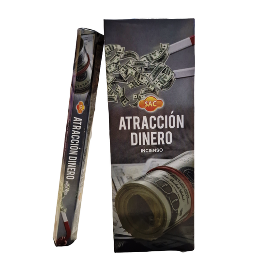 Incienso ATRACCION DINERO 6 cajitas 120 grs. SAC