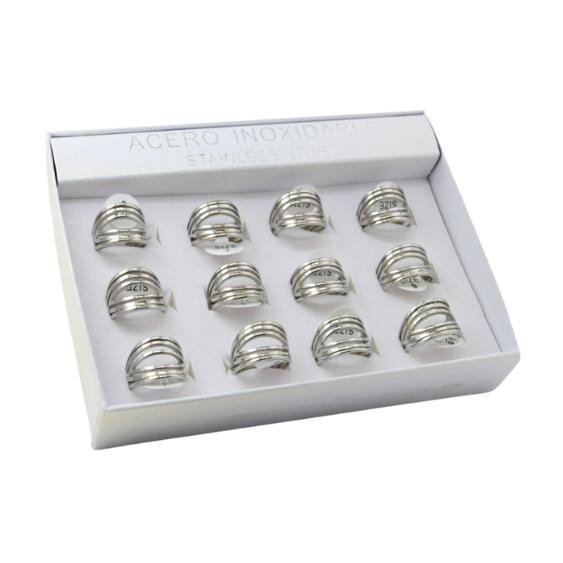 SET 12 ANILLOS DE ACERO – MOD. 31