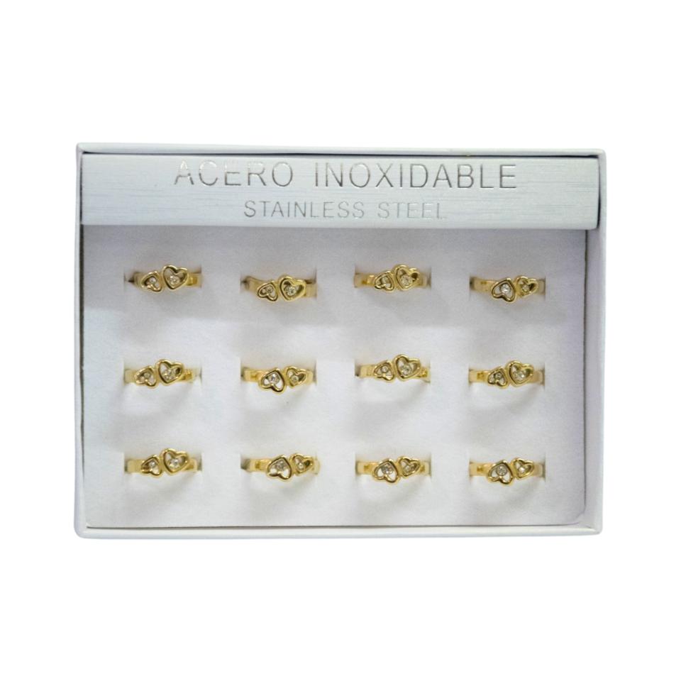 SET 12 ANILLOS DE ACERO – MOD. 37 Ref. 5