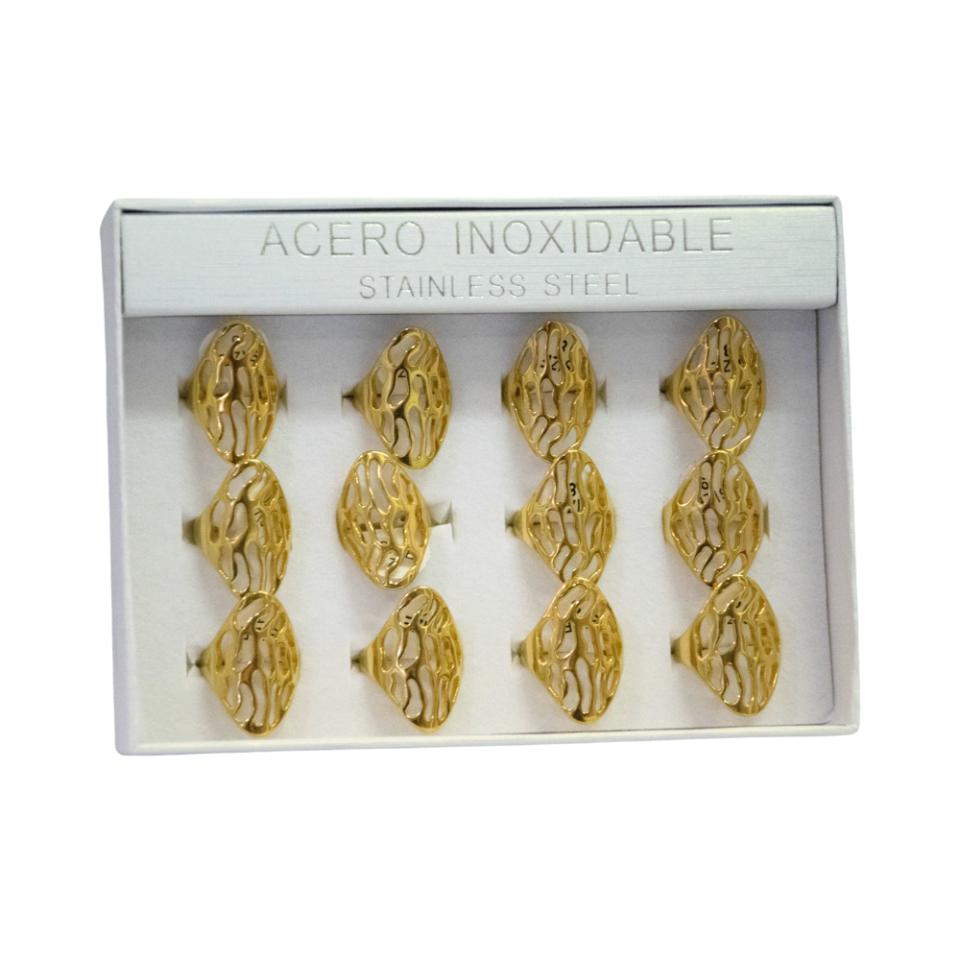 SET 12 ANILLOS DE ACERO – MOD. 38 Ref. 5
