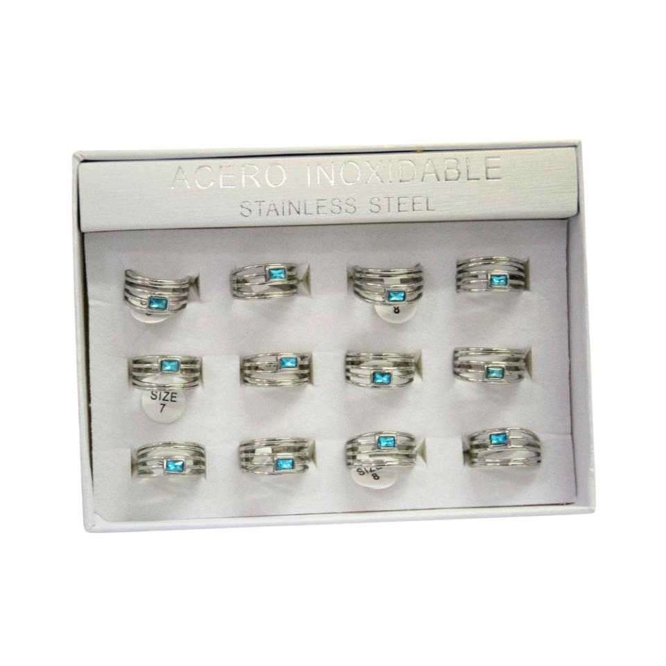 SET 12 ANILLOS DE ACERO – MOD. 45 Ref. 5