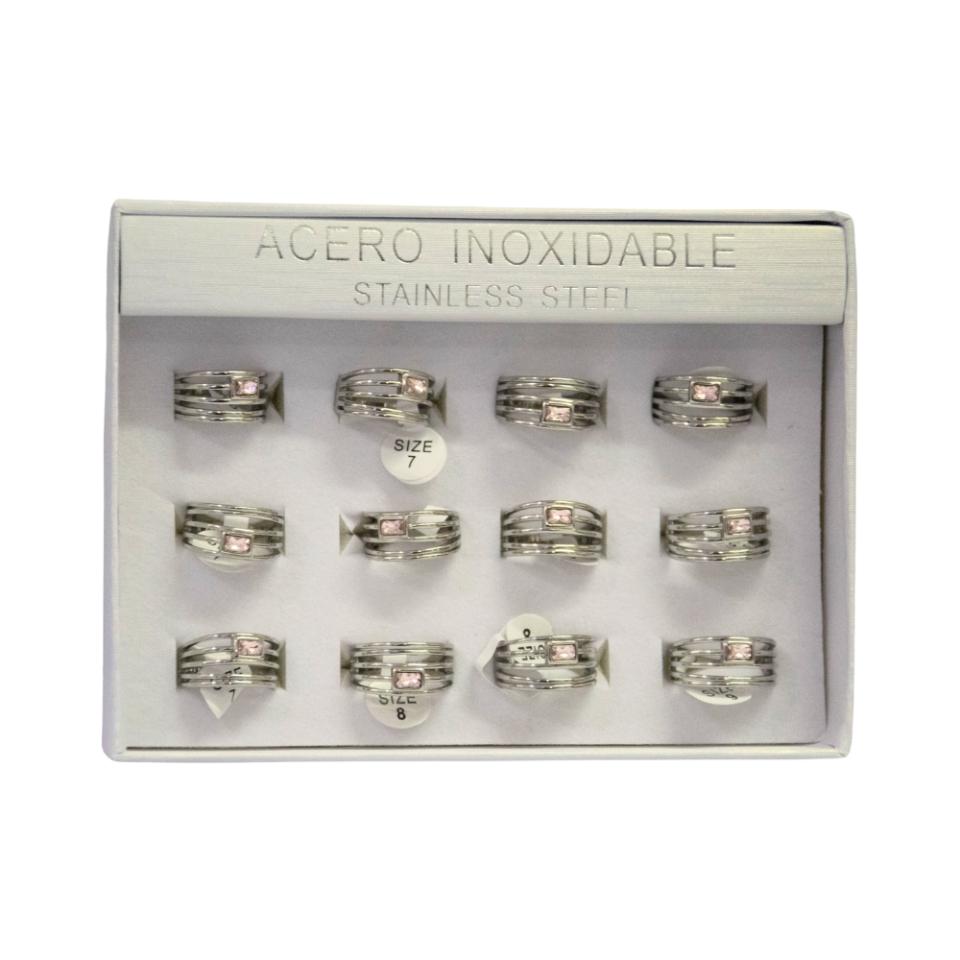 SET 12 ANILLOS DE ACERO – MOD. 46 Ref. 5