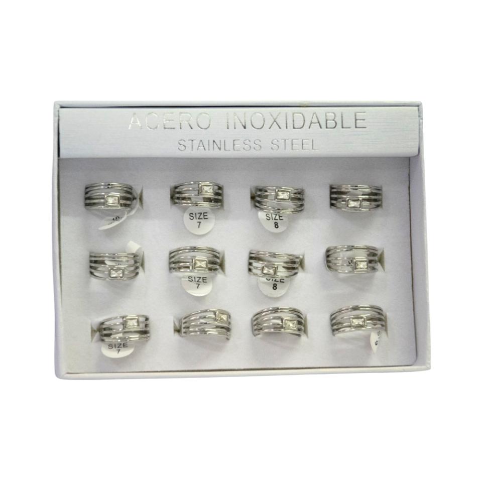 SET 12 ANILLOS DE ACERO – MOD. 47 Ref. 5