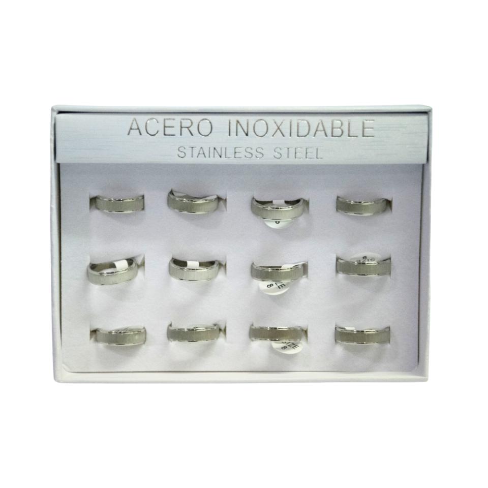 SET 12 ANILLOS DE ACERO – MOD. 57 Ref. 3