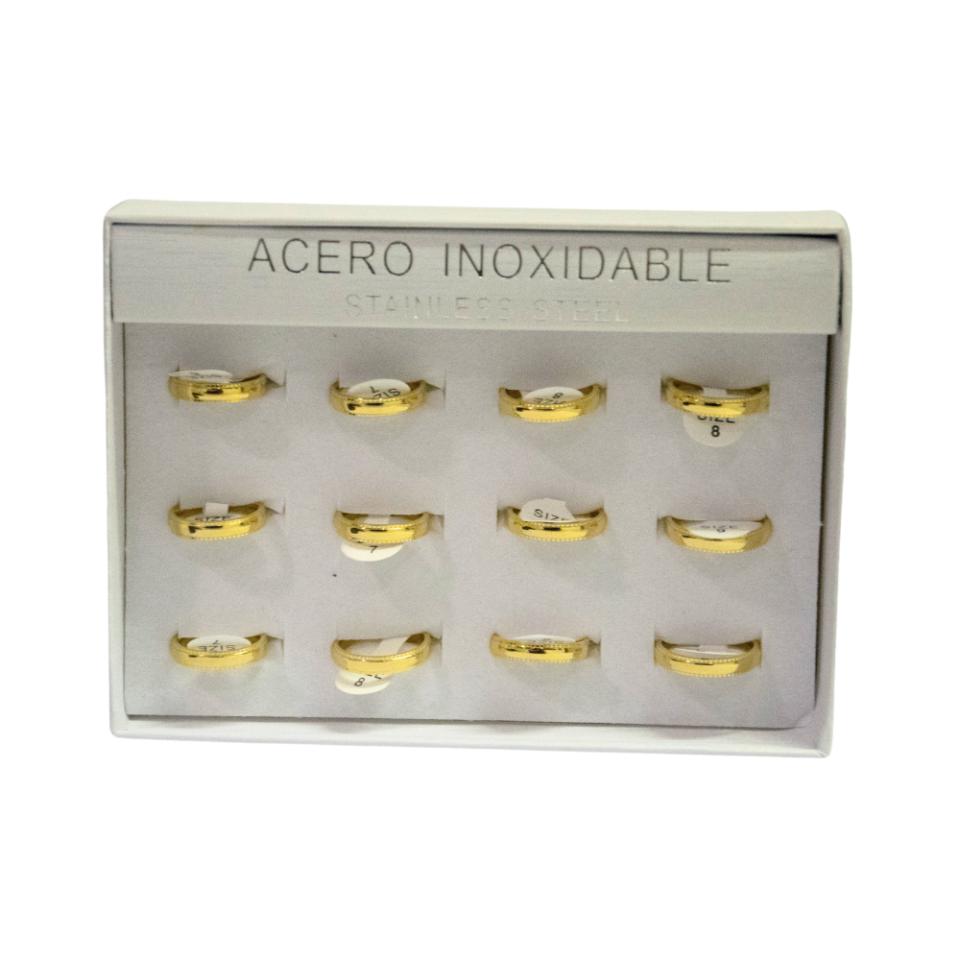 SET 12 ANILLOS DE ACERO – MOD. 60 Ref. 3