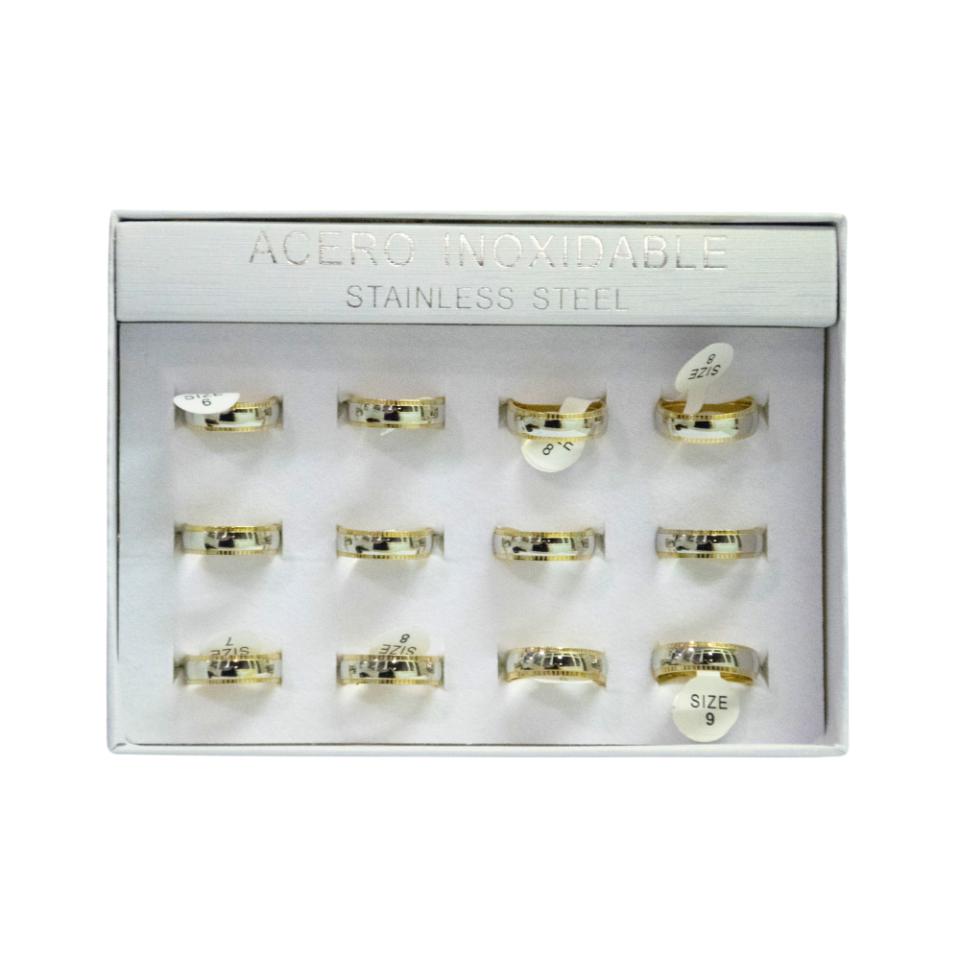 SET 12 ANILLOS DE ACERO – MOD. 61 Ref. 3