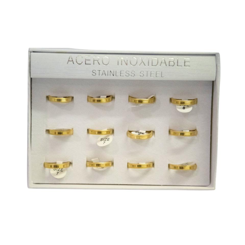 SET 12 ANILLOS DE ACERO – MOD. 66 Ref. 3