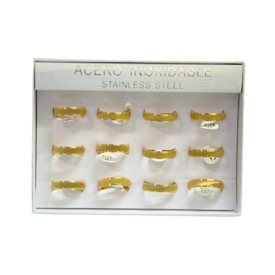 SET 12 ANILLOS DE ACERO – MOD. 72 Ref. 3