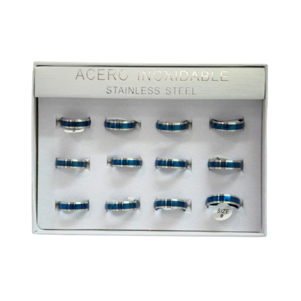 SET 12 ANILLOS DE ACERO – MOD. 73 Ref. 3