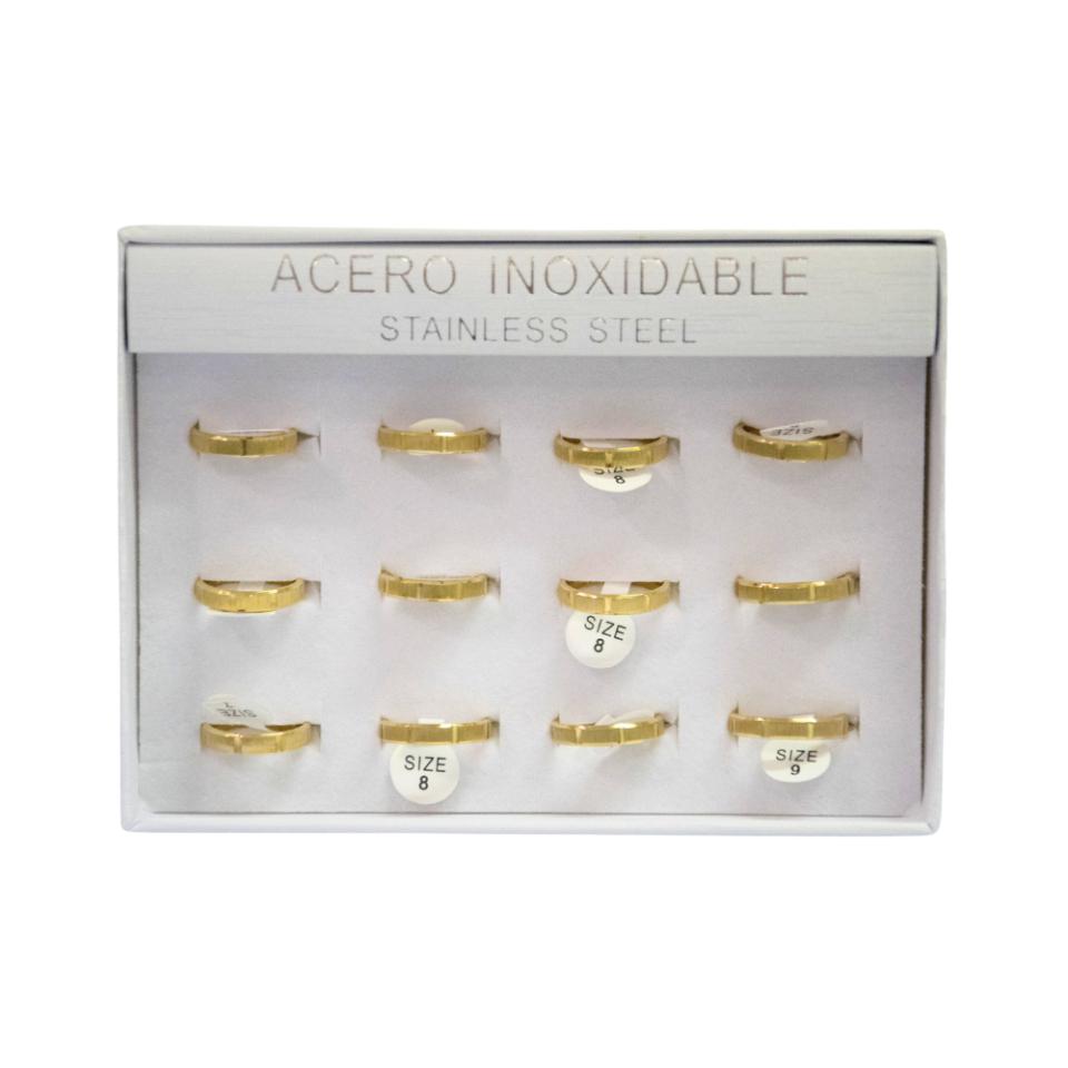 SET 12 ANILLOS DE ACERO – MOD. 79 Ref. 2