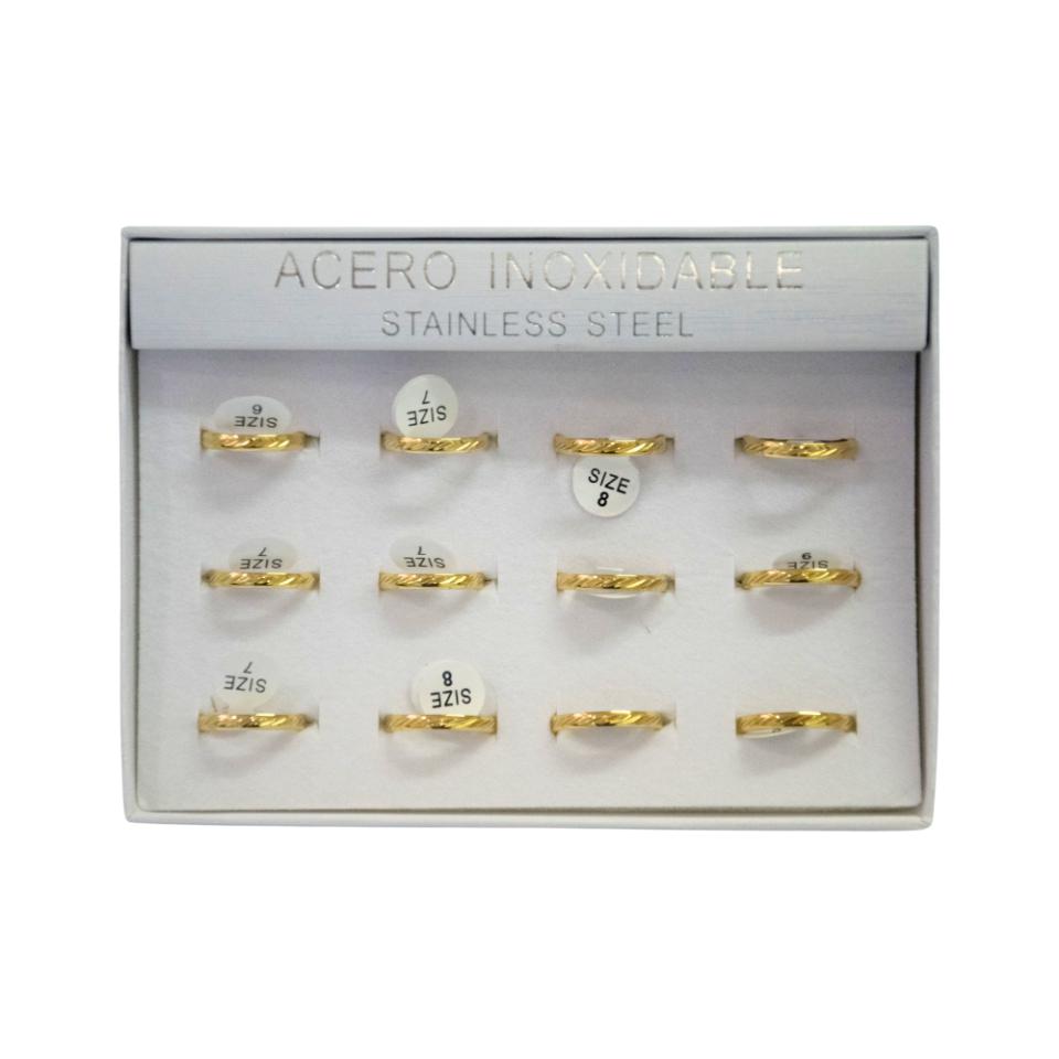 SET 12 ANILLOS DE ACERO – MOD. 80 Ref. 2
