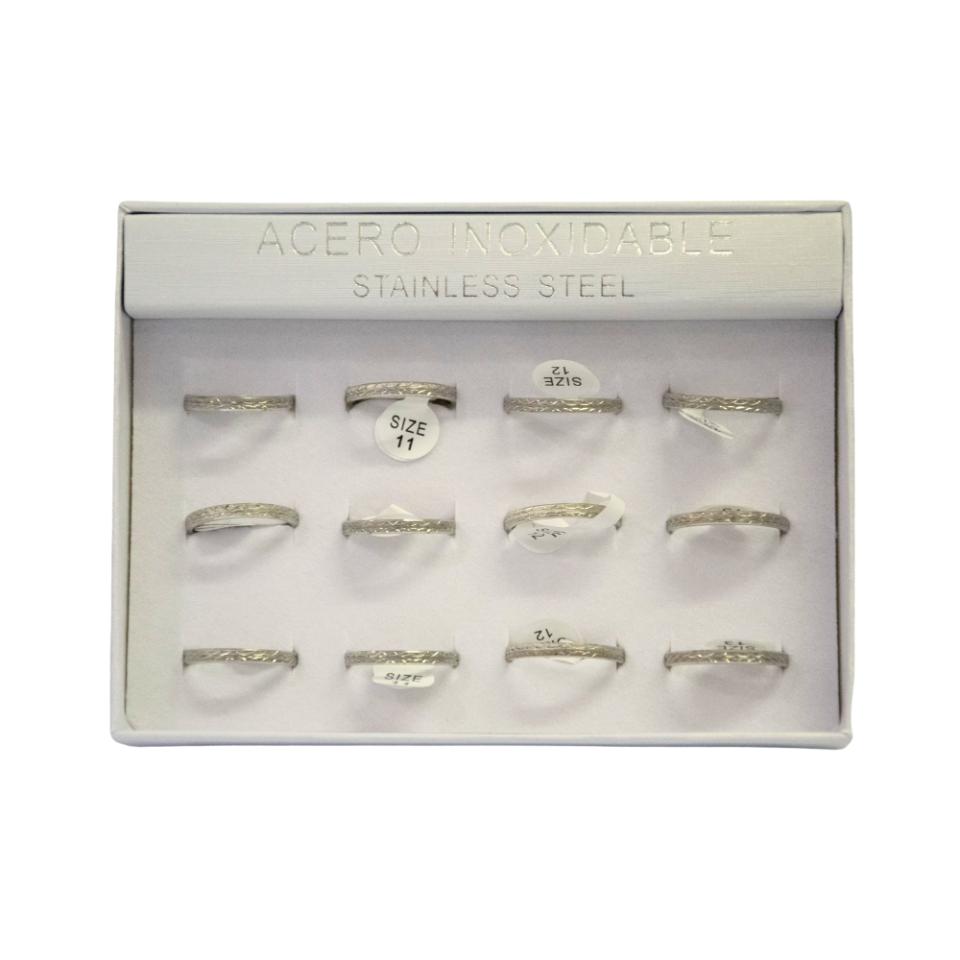 SET 12 ANILLOS DE ACERO – MOD. 84 Ref. 2