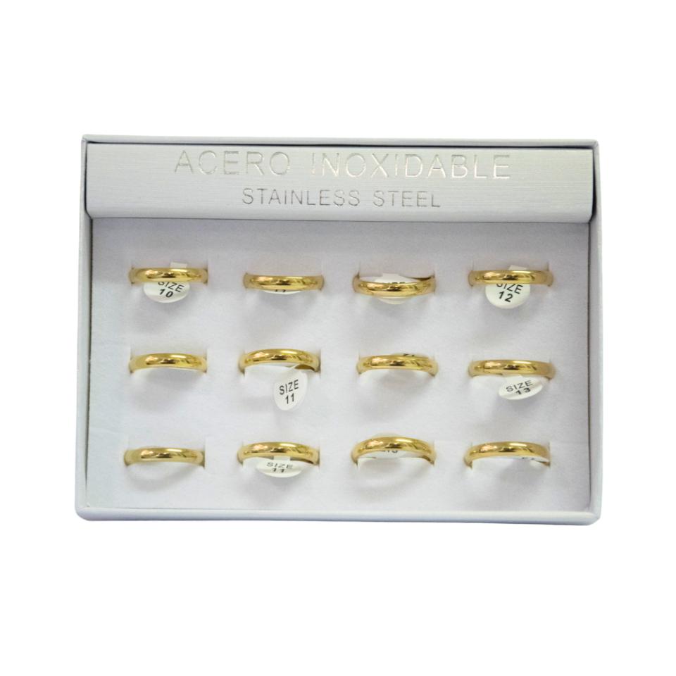 SET 12 ANILLOS DE ACERO – MOD. 87 Ref. 2