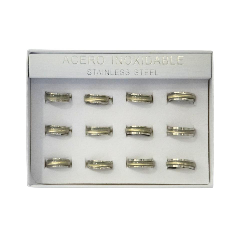 SET 12 ANILLOS DE ACERO – MOD. 92 Ref. 1
