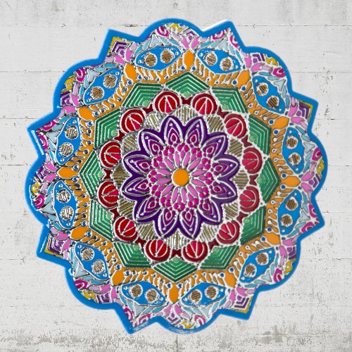 Salvamantel Mandala Pequeño Mod. 08