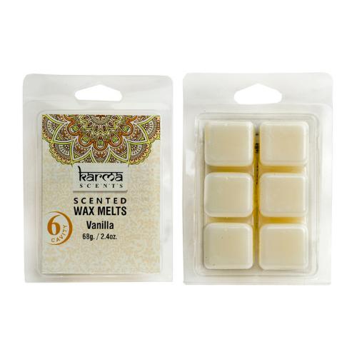 Wax Melts Vainilla KARMA – Cera Aromática para Quemador (6 Cubos)