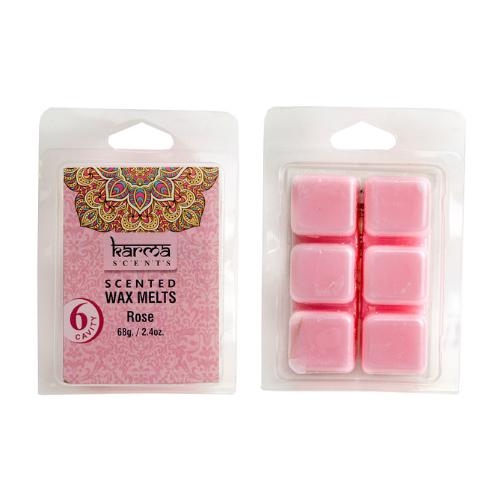 Wax Melts Rosa KARMA – Cera Aromática para Quemador (6 Cubos)