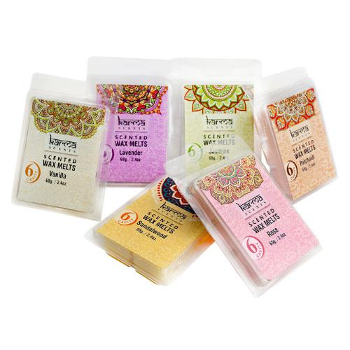 Set de 12 ceras aromatica para quemar KARMA REF060