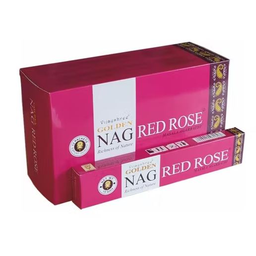 Incienso GOLDEN NAG RED ROSE