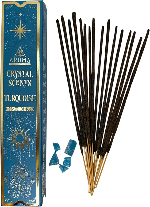 Incienso AROMA minerales TURQUESINA Pack 12 cajas