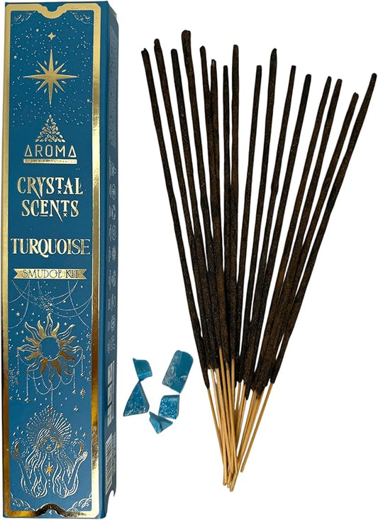 Incienso AROMA minerales TURQUESINA Pack 12 cajas