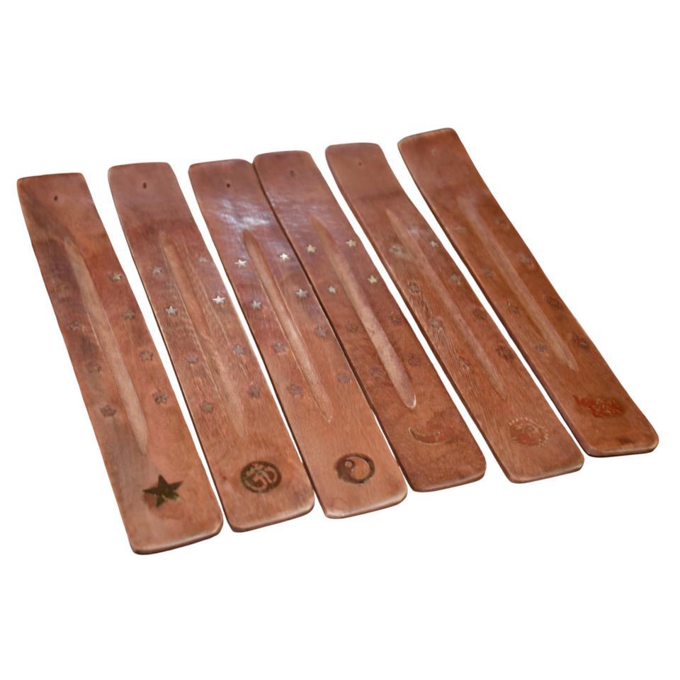 Tablilla quemador madera Pack 6pcs. INC-WP-001