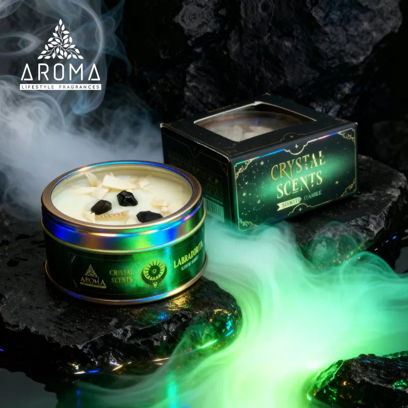Vela Aromática Labradorita Crystal Scents
