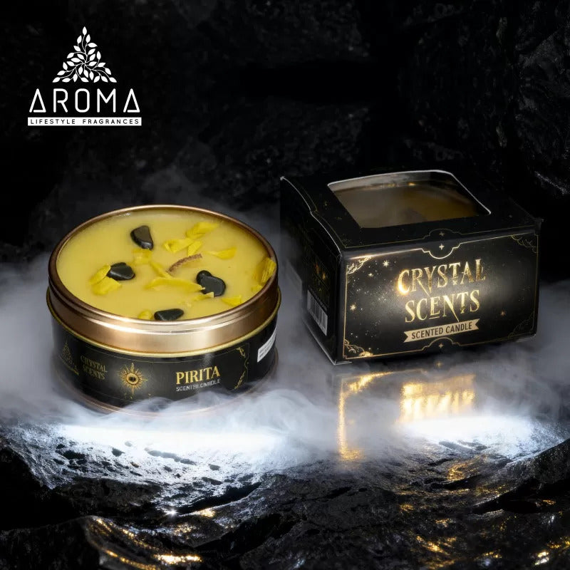 Vela Aromática Pirita Crystal Scents