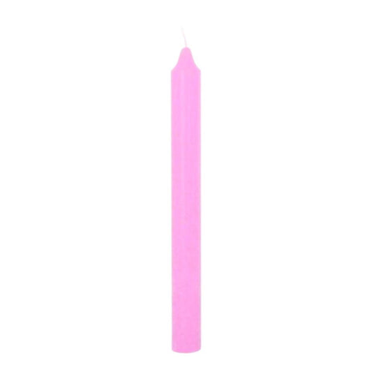 Vela Bujía 20 cm colores - Rosa