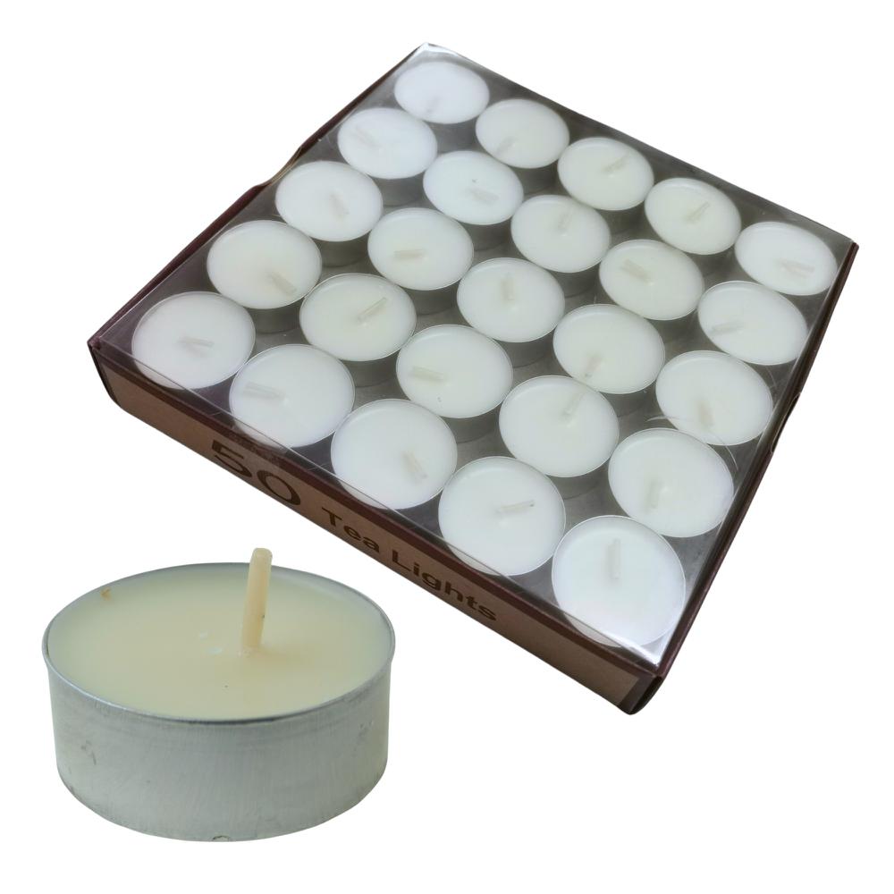 Velas de té - Pack 50 uds