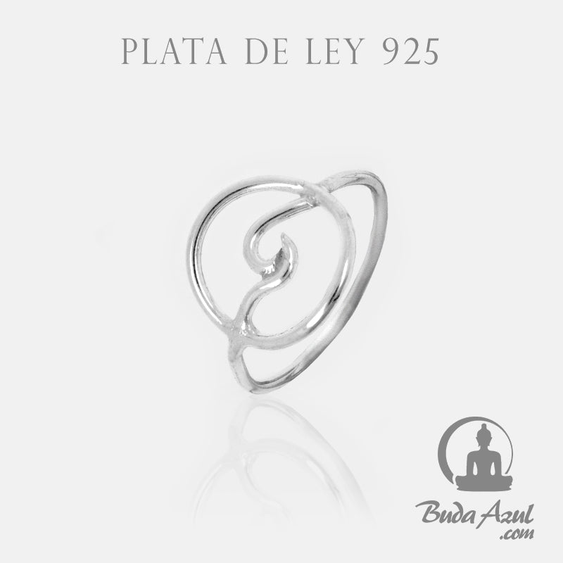 Anillo Plata de Ley 925 OLA DE MAR REF. 390