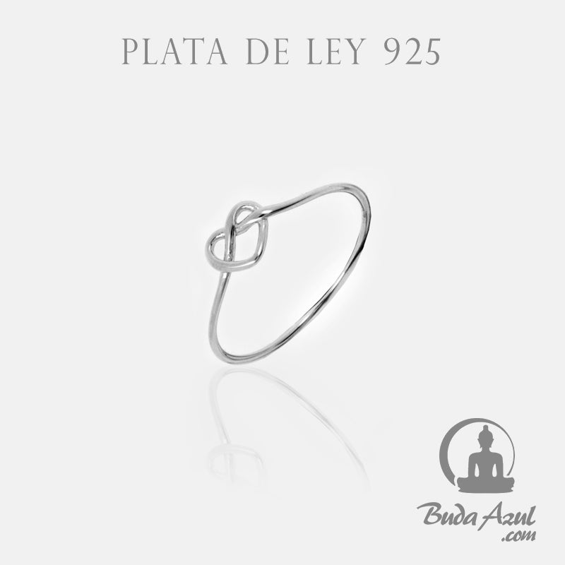 Anillo Plata de Ley 925 CORAZON ENLAZADO REF. 290