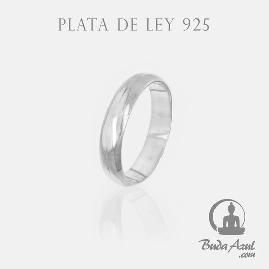 Anillo Plata de Ley 925 LISO GRANDE REF. 490