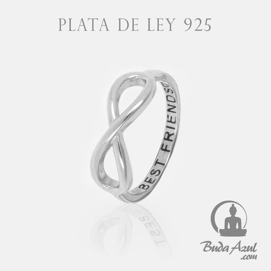 Anillo Plata de Ley 925 INFINITO BEST FRIENDS REF. 590