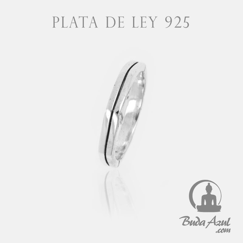 Anillo Plata de Ley 925 LINEAL REF. 590