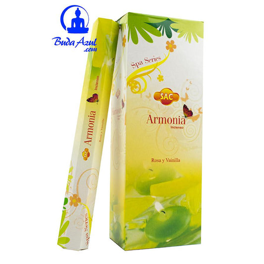 Incienso armonia 6 cajitas 120 grs. SAC