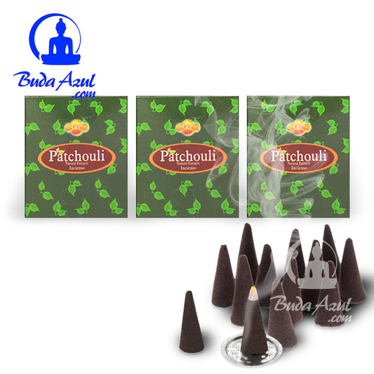Conos de incienso PATCHOULI SAC