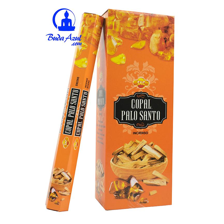 Incienso COPAL PALO SANTO 6 cajitas 120 grs. SAC