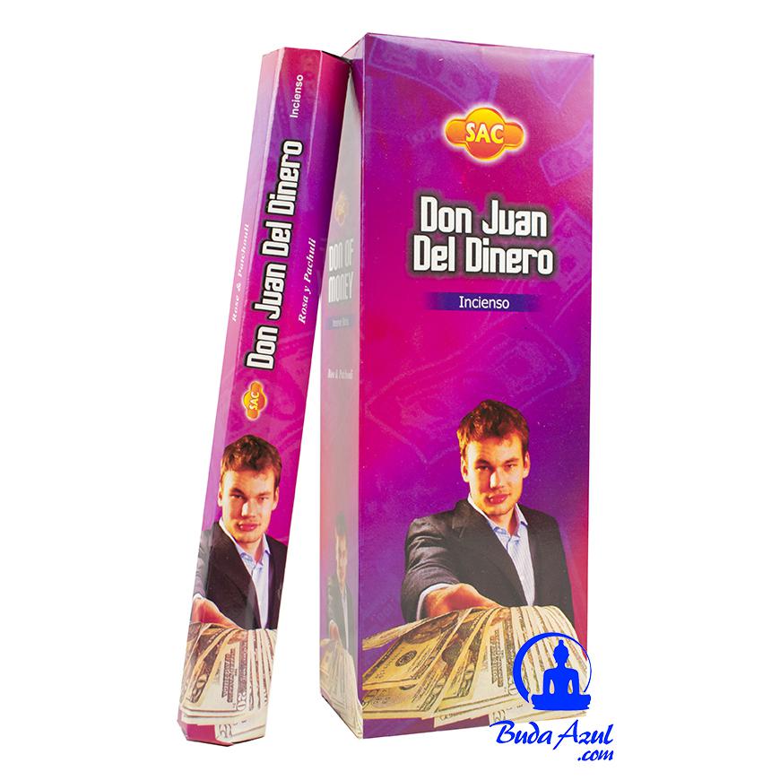Incienso Don Juan del Dinero 6 cajitas 120 grs. SAC