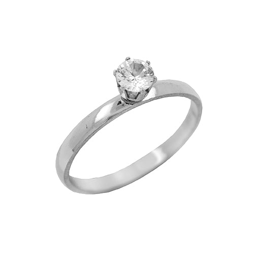 SET 12 ANILLOS DE ACERO - ANILLO FINO CON CIRCONITA