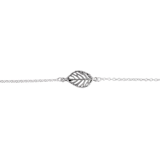 Pulsera Plata de Ley 925 hoja 4.00